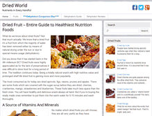 Tablet Screenshot of driedworld.com